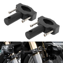 Aluminum Alloy Motorcycle Spotlight Bracket Black for Electric Bikes