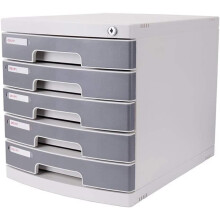 5Layer Lockable Plastic Storage Drawer Cabinet Office File Organizer MultiFunctional Desk Cabinet Home And Office Use