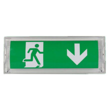 LED-Notausgangsschild für Notbeleuchtung, Evakuierungsanzeigeleuchte mit hochheller LED, geringem Stromverbrauch, hervorragender Verarbeitung, robust