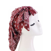 Bandana Headband for Women, Knotted Bow Headband with Pre-Tied Elastic Construction, Soft Non Slip Headwrap for Daily Wear, Suitable for Chemo Hair