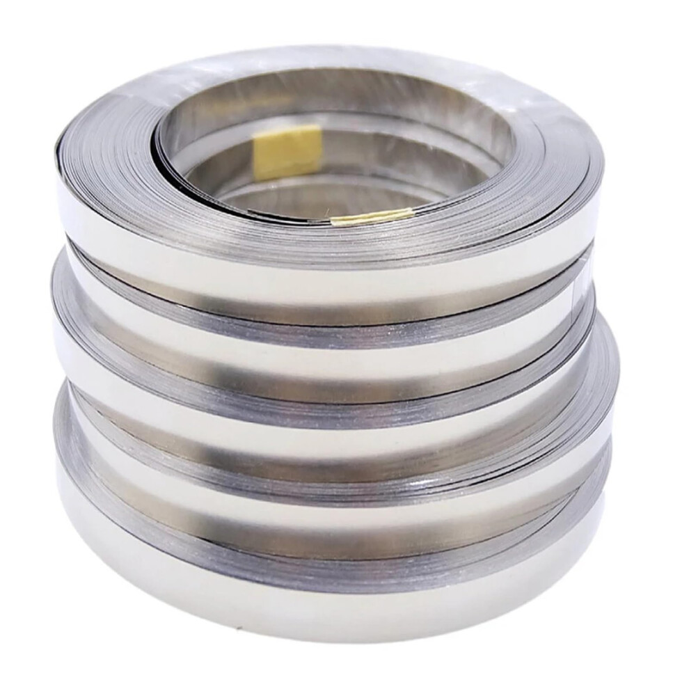 Pure Nickel Battery Strips 0.12X8mm Pack Of 5 For Liion Spot Welding And Electroplating 9174973544845