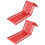 Compact All-Weather Foldable Tool For Auto Tire Grip Aid, Emergency Traction Mat (2 Pieces) 1