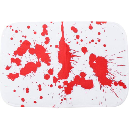 Χαλί Μπάνιου Spooky Bloodstain, Ιδανική Διακόσμηση για το Halloween, Μικροΐνες που Προσφέρουν