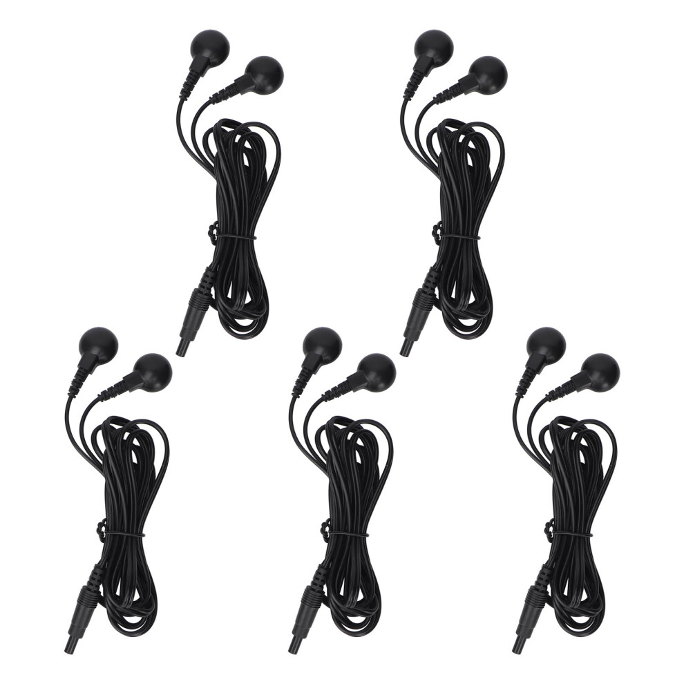 Premium Lead Wires For TENS Units, High Quality EMS Units Female Plug Electrode Pad Connectors With Stainless Steel Core, Compatible With Electronic-image-OPC-PPGDX9F-NEW