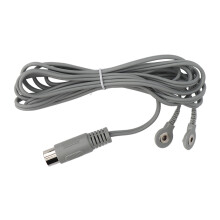 Lead Wires Adapter For Therapeutic Instrument, Snap Style Converter Ensures Seamless Electrode Pads Connection, Portable And Effective Electrode Wire