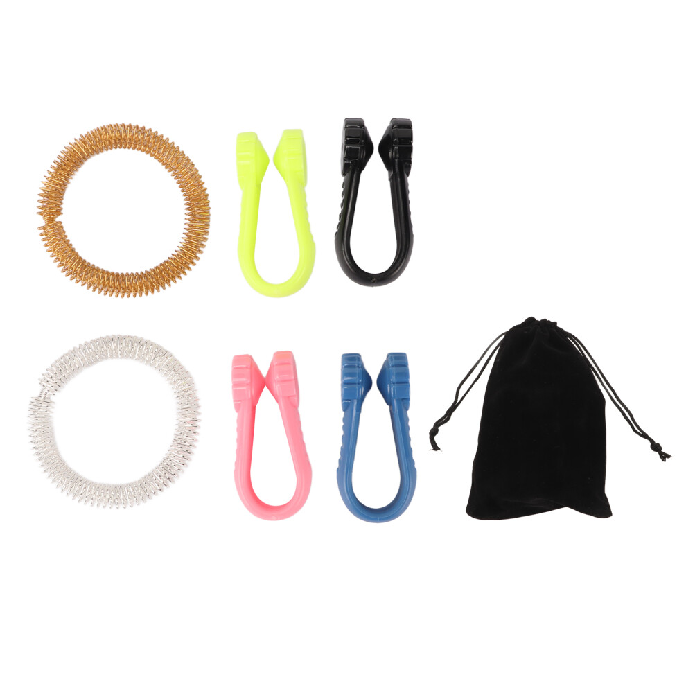 Innovative Acupressure Therapy Ring, Sensory Acupressure Clip for Enhanced Focus and Energy, Elastic Design for All Finger Sizes, Precision Magnetic