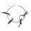Collier de chaîne de perles moderne, accessoire de mode, collier 1