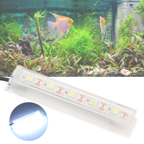 Brightness Adjustable LED Aquarium Light Underwater Light, IP68 Waterproof Submersible Crystal Glass Lights With Remote Control Memory Function Low 2