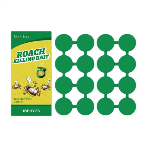 (32PCS) 16pcs Moonspry Roach Killer, Roach Bait Powerful Cockroach Repellent Effective