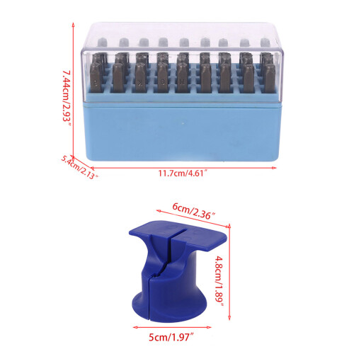 Handy Mini Punch Stamp Holder Digital Alphabets Steel Stamp 2