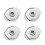 Solution pratique de rétention des bouchons d'oreille,-Argent 1