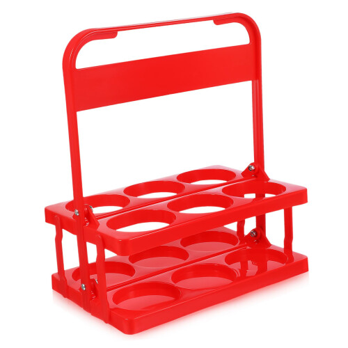 Foldable 6 Bottle Drink Carrier with Handle for Beer and Soda Events