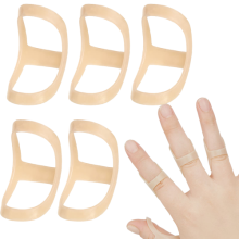 Finger splint finger support finger straightener brace 5-pack