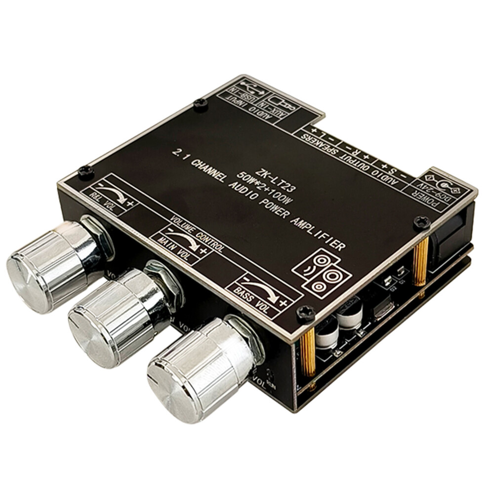 Amplifier Board Lt23 Bluetooth Audio Amp 2.1 Channel Adjustable Volume 4631371497357