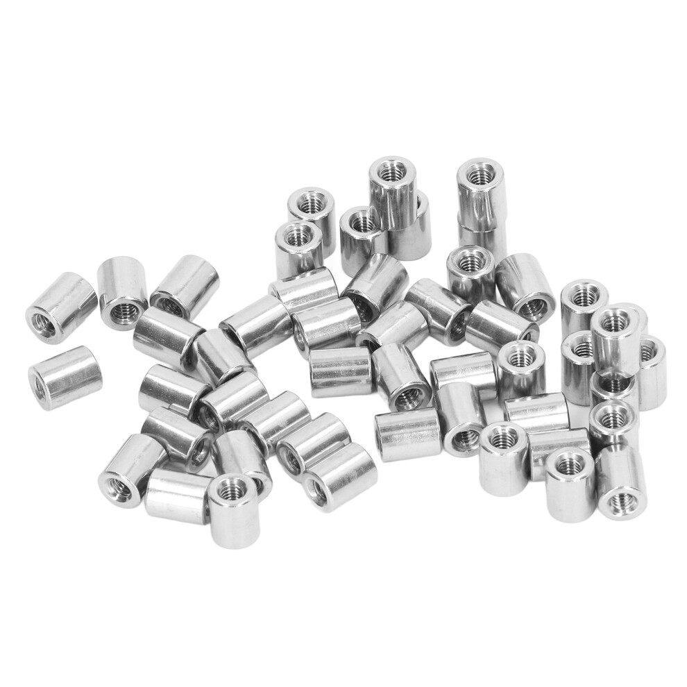 M4 Female Thread 50Pcs Stainless Steel Coupling Nut Maintenance Kit Au 9321380760317
