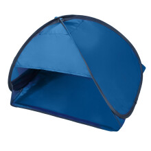 Petite tente de plage solaire pop-up, bleu, 80x50x55cm