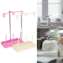 2 pcs Lightweight Plastic Aluminum Sewing Machine Thread Stand for Home Use