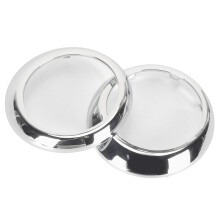 Paare Chrom Fog Light Cover Ringe für Tiburon Coupé 2003-2004