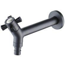 Stainless Steel Garden Tap 304 Outdoor Wall Mounted Faucet G1/2 AntiCorrosion Brushed Finish