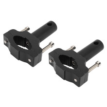 Aluminium Alloy Motorcycle Spotlight Bracket Black Multi-Vehicle Compatible