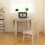 Homcom HOMCOM Folding Dining Table Extendable Kitchen Table Drop Leaf Table for 2-4 6