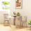 Homcom HOMCOM Folding Dining Table Extendable Kitchen Table Drop Leaf Table for 2-4 7