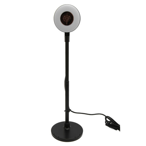 HD Webcam with Microphone, 1920x1080, Adjustable Light, Black 1