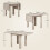 Homcom HOMCOM Folding Dining Table Extendable Kitchen Table Drop Leaf Table for 2-4 3