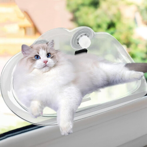 Cat Window Perch Suction Cup Window Hammock Indoor Cat Bed ShockProof Window Sill Hammock Sunbathing Window Perch 2