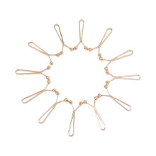 12 stuks modieuze hijab sluiting pin kleine sjaal-Goudkleur