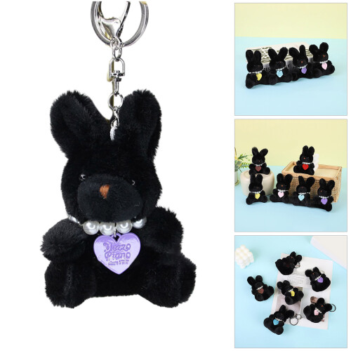 Porte-clés pendentif de poupées, jouet coloré, décorations,-Rose 2