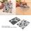 4Pcs Embossing Folders, Concave Convex Texture, DIY Card Making Tool 11