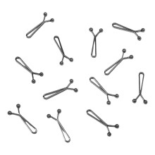 12 stuks hijab pins broche kleurrijke-Zwart pistool verguld