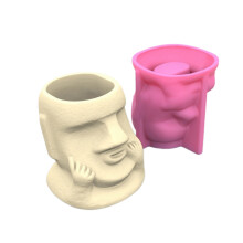 Handgefertigte Silikon-Blumentopf-Formen, DIY-Betonformen,