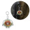 Modieuze sleutelhanger met voedselhanger, draagbare 3