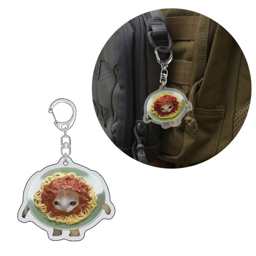Porte-clés alimentaire mignon, accessoire pratique, pendentif de 2