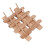 Foldable Wooden Bobbin Rack for 12 Spools Sewing Thread DIY Embroidery 14