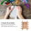 Foldable Wooden Bobbin Rack for 12 Spools Sewing Thread DIY Embroidery 6