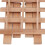Foldable Wooden Bobbin Rack for 12 Spools Sewing Thread DIY Embroidery 5