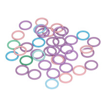 Metal Crochet Stitch Markers 40Pcs Bright Colours Locking for Sewing DIY