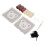 Lovely Bear Pattern Coaster DIY Kit: Heat-Resistant Craft Set 12