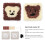 Latch Hook Home Decor Kit Cup Coaster DIY Set with Bear Pattern 6 inches 6