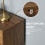 Homcom HOMCOM Two-Drawer Herringbone Bedside Table Home Cabinet Bedroom Storage Brown 6