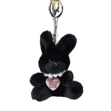 Y2K Style Rabbit Keychain Punk Cute Key Chain Y2K Fashion-brown