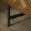 Homcom HOMCOM Two-Drawer Herringbone Bedside Table Home Cabinet Bedroom Storage Brown 9