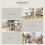 Homcom HOMCOM Folding Dining Table Foldable Drop Leaf Dinner Table for Kitchen Grey 6