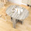 Homcom HOMCOM Folding Dining Table Foldable Drop Leaf Dinner Table for Kitchen Grey 9