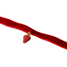 Collier ras du cou Unique accrocheur, chaîne de-fraise