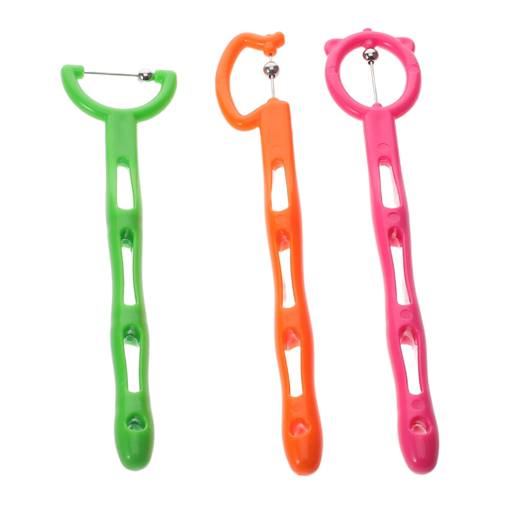 3pcs Tongue Training Exerciser for Children Speech Therapy Tool Oral Motor Skills Development for Pronunciation Improvement