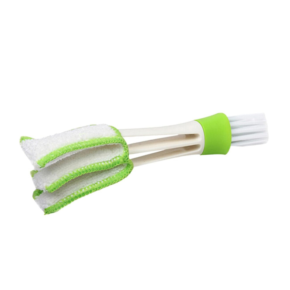 Doubleended Car Vent Cleaning Brush With Removable Microfiber For Air Conditioner And Blinds 9189345297243
